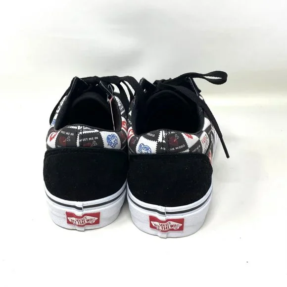 VANS Old Skool Love Shoes Men Letters Black Canvas Skate Casual Size VN0A5JMIB0A - Picture 7 of 8
